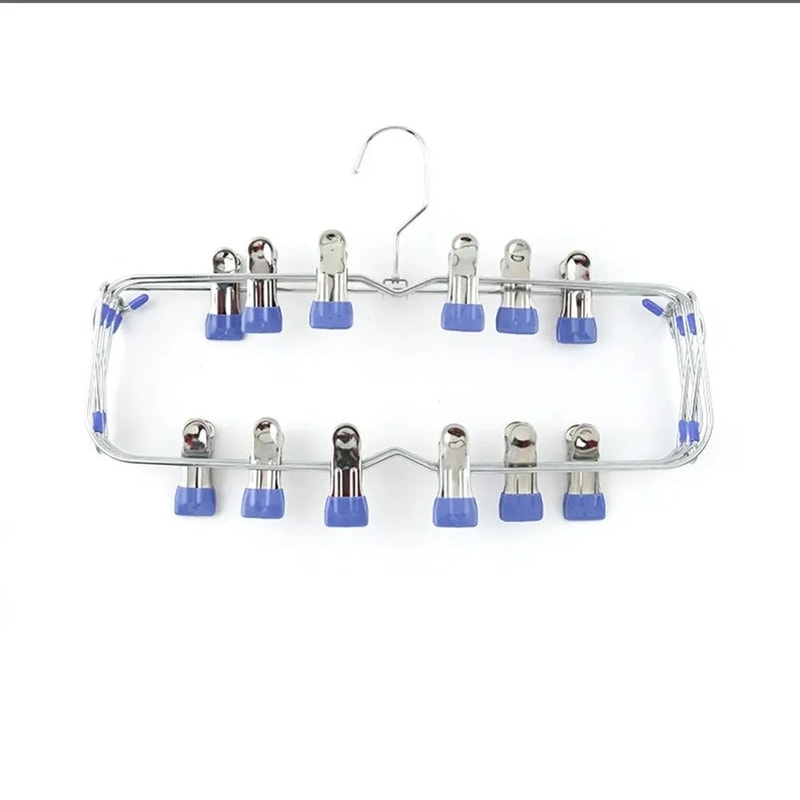 Foldable MultiLayer Pants Hanger Rack AntiSlip Seamless Closet Organizer For Trousers Skirts Wardr