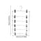 Foldable MultiLayer Pants Hanger Rack AntiSlip Seamless Closet Organizer For Trousers Skirts Wardr