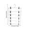 Foldable MultiLayer Pants Hanger Rack AntiSlip Seamless Closet Organizer For Trousers Skirts Wardr
