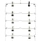 Foldable MultiLayer Pants Hanger Rack AntiSlip Seamless Closet Organizer For Trousers Skirts Wardr