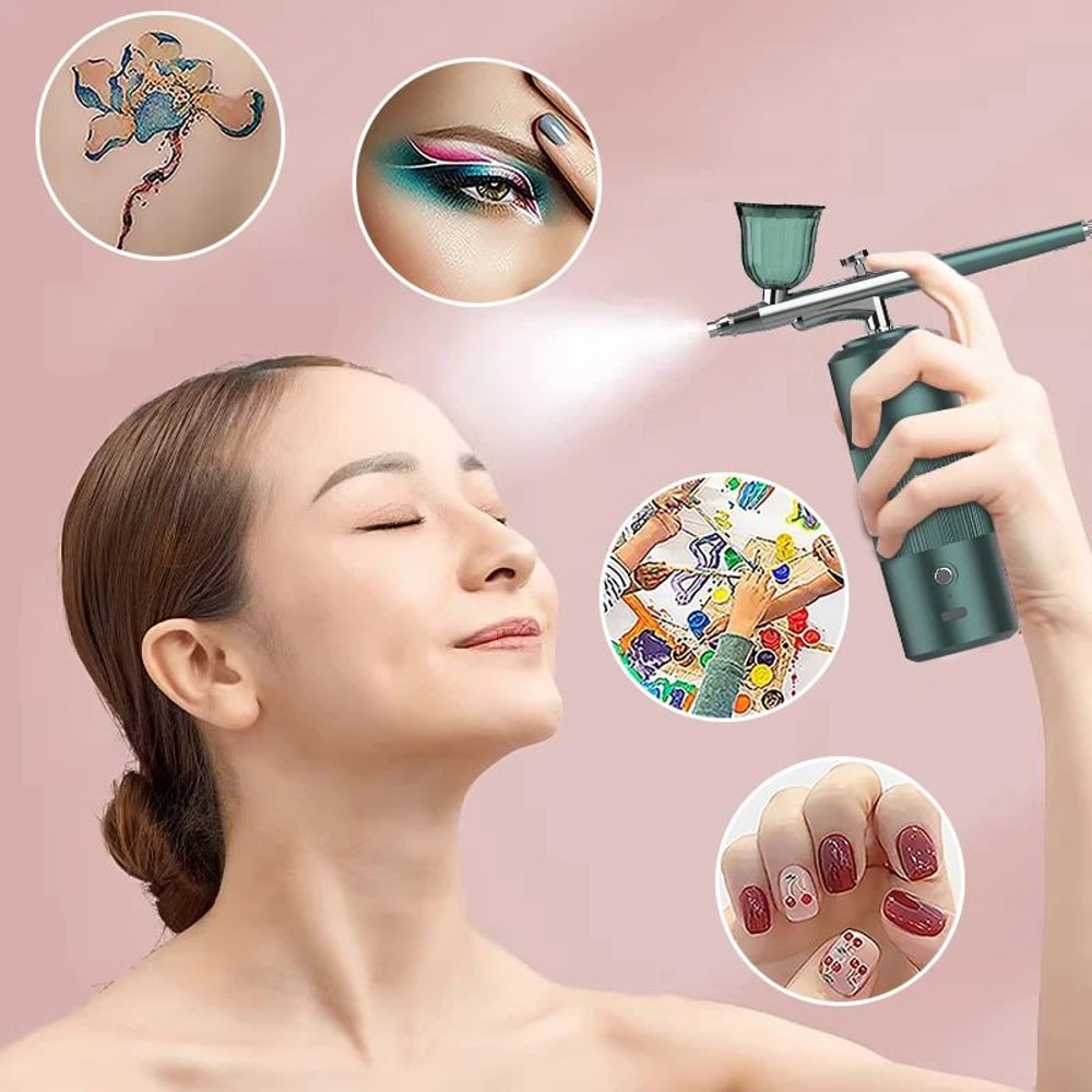 Cordless Nano Mist Fogger Machine ULV Atomizer Sprayer For Skin Hydration Salon Facial Moisturizin 1