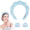 Cute Cloud Spa Headband Set With Wristbands For Face Washing Makeup Removal Soft AntiSlip Shower S 3