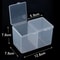 Clear Makeup Storage Box With Lid 2Grid Dustproof Cosmetic Organizer For Skincare Vanity Countertop 1