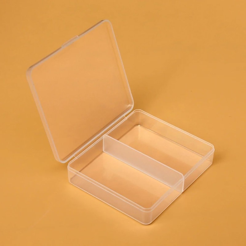 Clear PP Desktop Storage Box Organizer 25 Grid Transparent Jewelry Parts Case For Beads Crafts Scr 5
