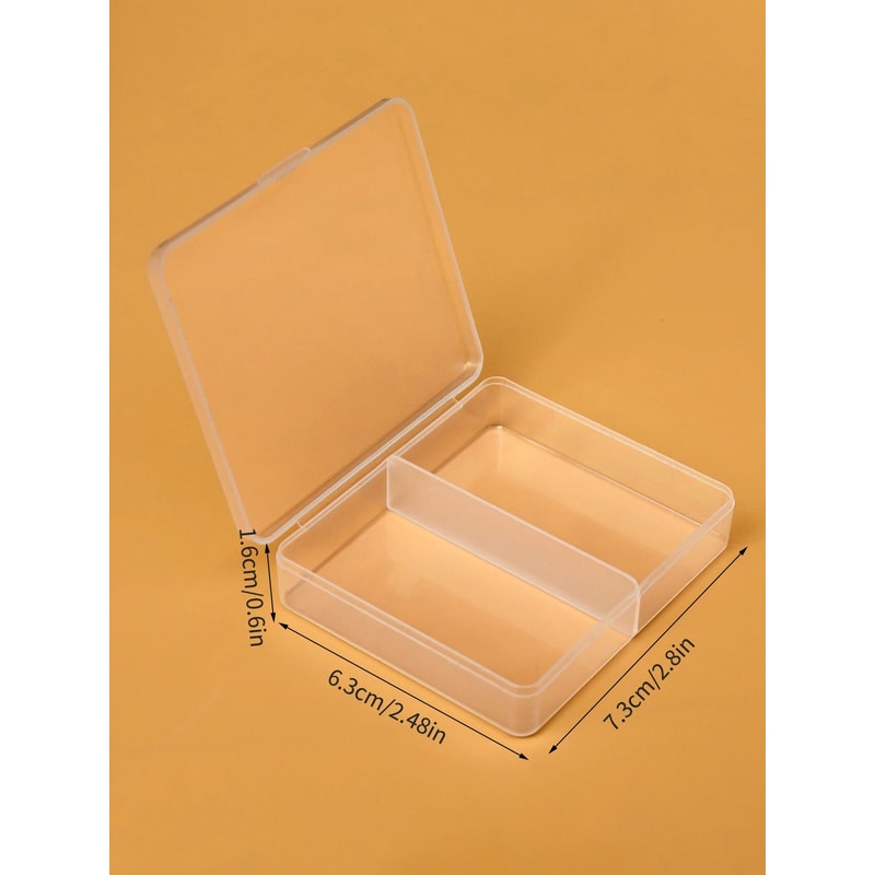 Clear PP Desktop Storage Box Organizer 25 Grid Transparent Jewelry Parts Case For Beads Crafts Scr 6