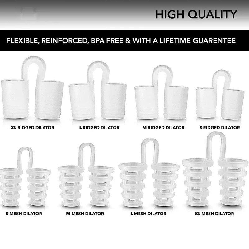 AntiSnoring Nose Clip Set Sleep Aid Device For Easier Breathing Snore Reduction Support Nighttime 4