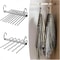 Foldable Stainless Steel Pants Hanger SpaceSaving Trouser Rack With AntiSlip Clips For Closet Wardr 0