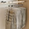 Foldable Stainless Steel Pants Hanger SpaceSaving Trouser Rack With AntiSlip Clips For Closet Wardr 1