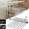 Foldable Stainless Steel Pants Hanger SpaceSaving Trouser Rack With AntiSlip Clips For Closet Wardr 5