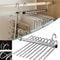 Foldable Stainless Steel Pants Hanger SpaceSaving Trouser Rack With AntiSlip Clips For Closet Wardr 5