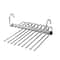 Foldable Stainless Steel Pants Hanger SpaceSaving Trouser Rack With AntiSlip Clips For Closet Wardr 7