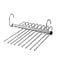 Foldable Stainless Steel Pants Hanger SpaceSaving Trouser Rack With AntiSlip Clips For Closet Wardr 7