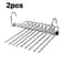 Foldable Stainless Steel Pants Hanger SpaceSaving Trouser Rack With AntiSlip Clips For Closet Wardr 9