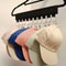 8Clip Hat Organizer Hanging Strap With Velcro Stainless Steel Clips NoDrill Vertical Storage For C 6