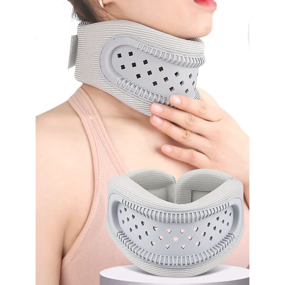 Adjustable Cervical Neck Brace For Posture Correction Forward Head Support Breathable Neck Protecto 0
