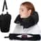 Refillable Travel Neck Pillowcase Storage Bag Adjustable UShaped Cervical Support For Airplane Car 3