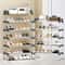 37 Tier Dustproof Shoe Rack Organizer Floor Standing Space Saving Shoe Cabinet For Entryway Doorste 2