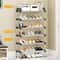 37 Tier Dustproof Shoe Rack Organizer Floor Standing Space Saving Shoe Cabinet For Entryway Doorste 5