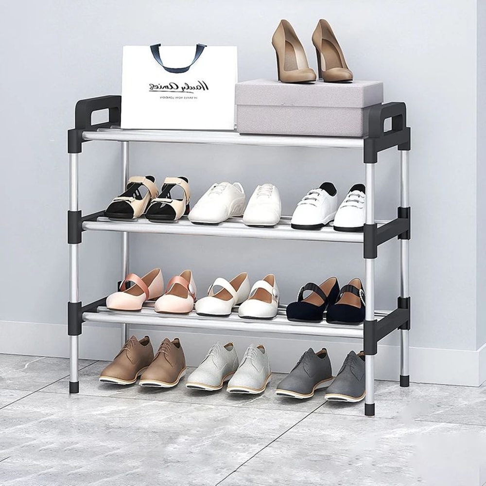 37 Tier Dustproof Shoe Rack Organizer Floor Standing Space Saving Shoe Cabinet For Entryway Doorste 6