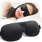 3D Memory Foam Sleep Mask Light Blocking Eye Shade Soft Padded Blindfold For Deep Sleep Travel Naps 0