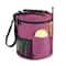 Round Yarn Storage Bag Large Capacity Knitting Organizer Tote For Crochet Needles DIY Craft Supplie 8