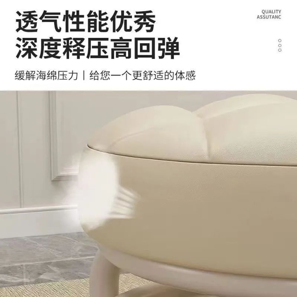 Kids Rolling Shoe Changing Stool Round Seat With Universal Wheels Low Portable Footrest Chair For H 4