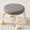 Kids Rolling Shoe Changing Stool Round Seat With Universal Wheels Low Portable Footrest Chair For H 7
