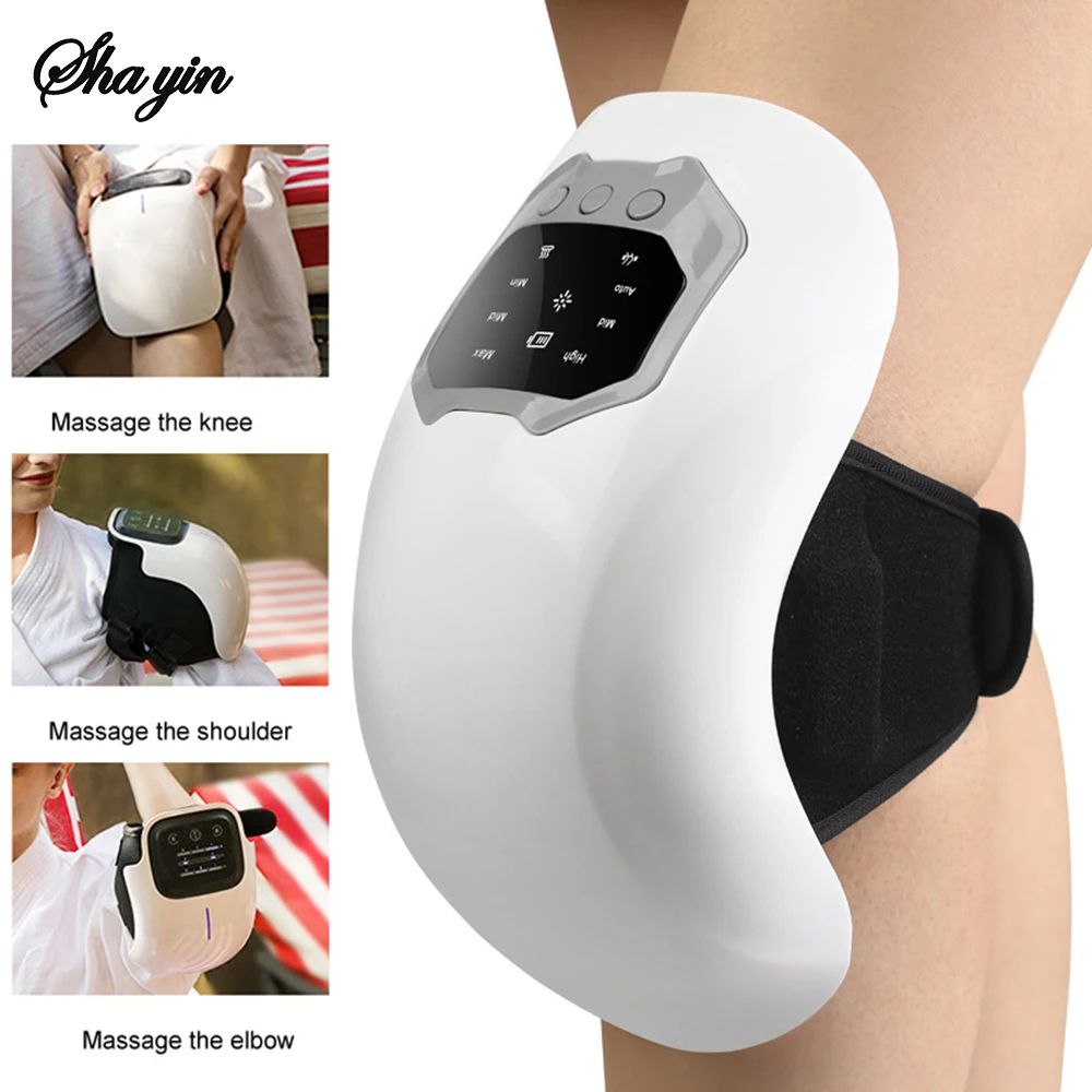 Wireless Smart Knee Massager With Air Pressure Kneading Vibration Heat For Knee Elbow Shoulder Pain 0