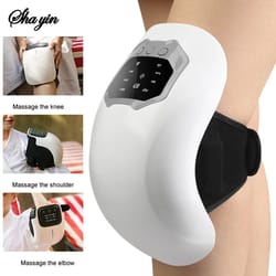 wireless smart knee massager with air pressure kneading vibration heat for knee elbow shoulder pain relief therapy