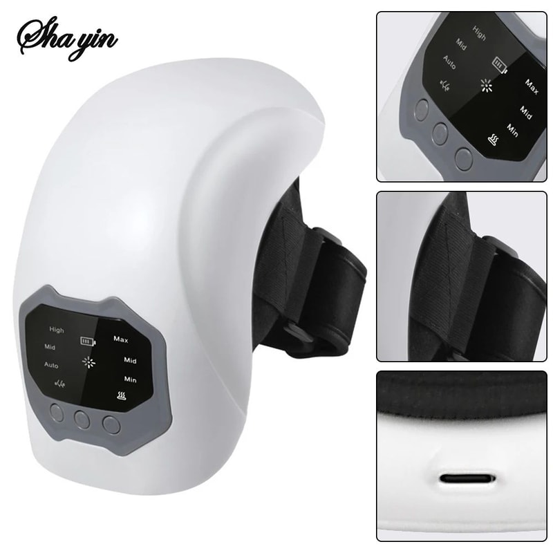 Wireless Smart Knee Massager With Air Pressure Kneading Vibration Heat For Knee Elbow Shoulder Pain 1
