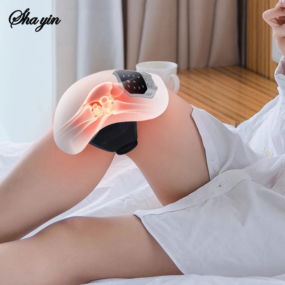 Wireless Smart Knee Massager With Air Pressure Kneading Vibration Heat For Knee Elbow Shoulder Pain 4