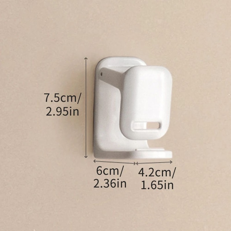 NoDrill Adjustable Basin Hook Wall Mounted ABS Bathroom Storage Rack For Sink Toilet Bathtub Towel 5