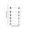 Foldable MultiLayer Pants Hanger Rack Anti Slip Seamless Wardrobe Organizer For Trousers Skirts Sca 5