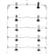 Foldable MultiLayer Pants Hanger Rack Anti Slip Seamless Wardrobe Organizer For Trousers Skirts Sca 6