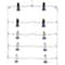 Foldable MultiLayer Pants Hanger Rack Anti Slip Seamless Wardrobe Organizer For Trousers Skirts Sca 7