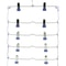 Foldable MultiLayer Pants Hanger Rack Anti Slip Seamless Wardrobe Organizer For Trousers Skirts Sca 7