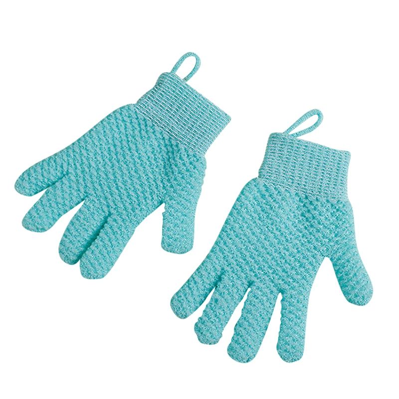 Exfoliating Bath Gloves Five Finger Body Scrub Mitts Deep Cleaning Shower Gloves For Women Men Trav 5