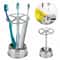 Stainless Steel Wall Mounted Toothbrush Holder With 6 Slots Makeup Brush Organizer For Electric Too 1