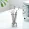 Stainless Steel Wall Mounted Toothbrush Holder With 6 Slots Makeup Brush Organizer For Electric Too 4