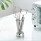 Stainless Steel Wall Mounted Toothbrush Holder With 6 Slots Makeup Brush Organizer For Electric Too 4