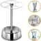 Stainless Steel Wall Mounted Toothbrush Holder With 6 Slots Makeup Brush Organizer For Electric Too 5