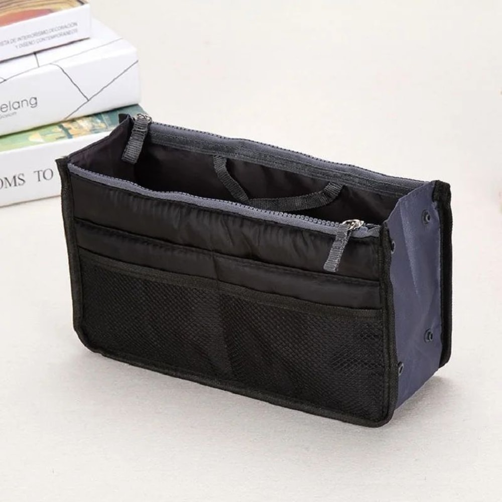 Korean Folding Makeup Storage Bag Large Capacity Double Zipper Travel Organizer For Cosmetics Toile 6