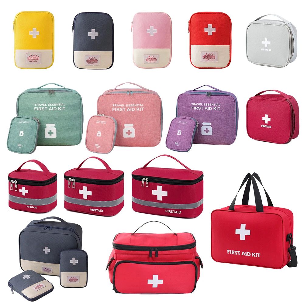 Oxford Cloth First Aid Kit Bag 3Piece Set Large Capacity Portable Medicine Organizer Travel Medical 1