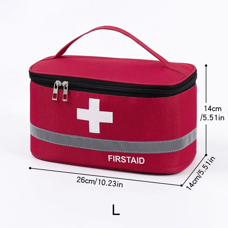 Oxford Cloth First Aid Kit Bag 3Piece Set Large Capacity Portable Medicine Organizer Travel Medical 16