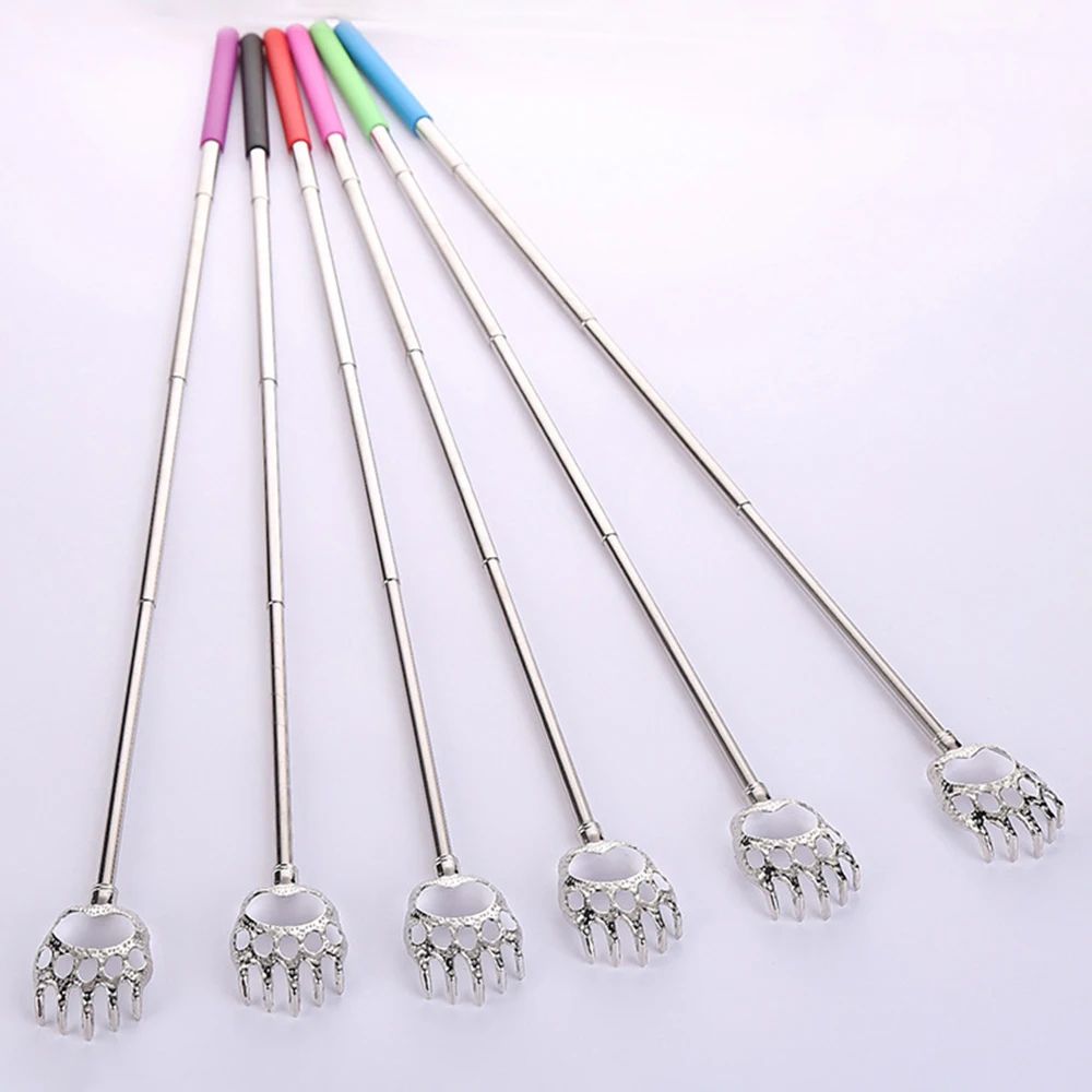 Bear Claw Stainless Steel Back Scratcher Retractable Itching Massager Portable Telescopic Scratch T 3