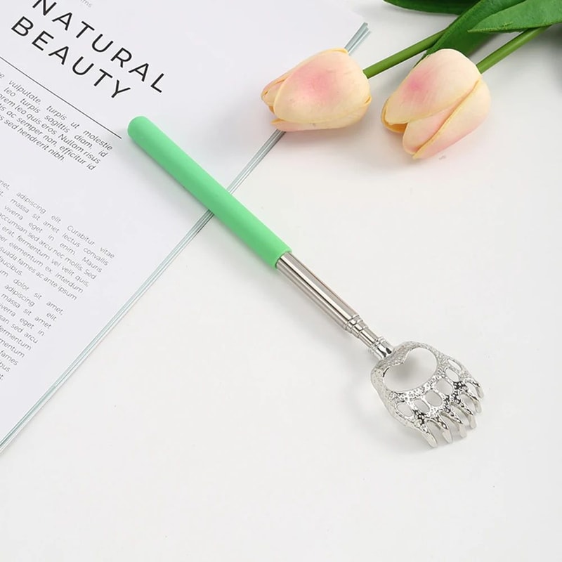 Bear Claw Stainless Steel Back Scratcher Retractable Itching Massager Portable Telescopic Scratch T 7