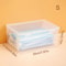 Portable Transparent Flip Storage Box Thickened Mask Case Pill Organizer For Jewelry Earrings Cosme 4