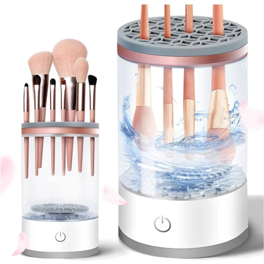 Automatic Rotating Makeup Brush Cleaner Dryer Machine Deep Clean OneClick Electric Brush Washing T 1