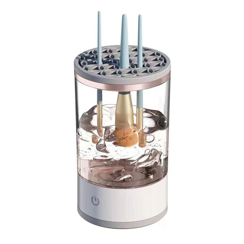 Automatic Rotating Makeup Brush Cleaner Dryer Machine Deep Clean OneClick Electric Brush Washing T 4