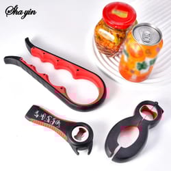 6-in-1 jar opener + 4-in-1 bottle opener set – non-slip lid gripper kitchen tool for seniors, arthritis & weak hands